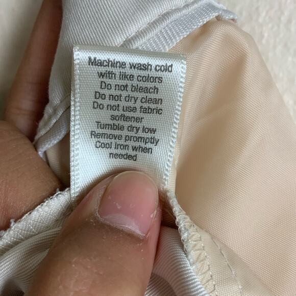 Lady Hagen Relaxed Leg Capri Pant Light Khaki Size 8 - Picture 8 of 10